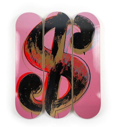 Andy Warhol, ‘Dollar Sign (Pink) Skateboard Decks’, 2021