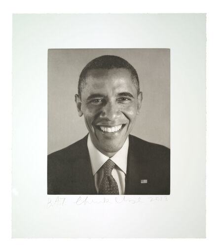 Chuck Close, ‘Obama 2’, 2013