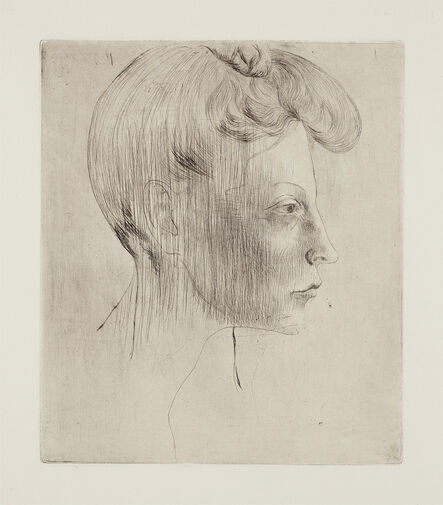Pablo Picasso, ‘Tête de femme, de profil (Head of a Woman, in Profile), from La Suite des Saltimbanques (B. 6, Ba. 7)’, 1905