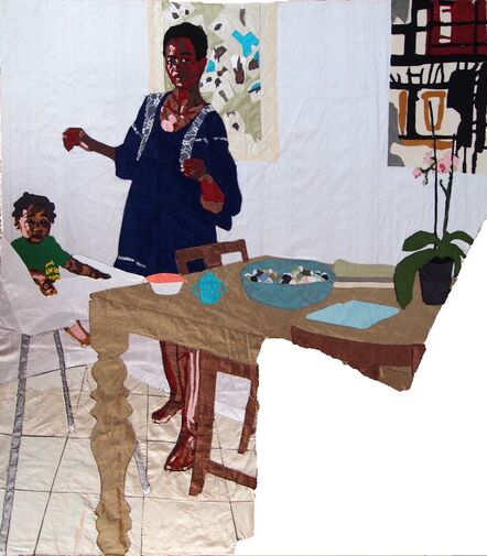 Billie Zangewa, ‘Mother and Child’, 2015