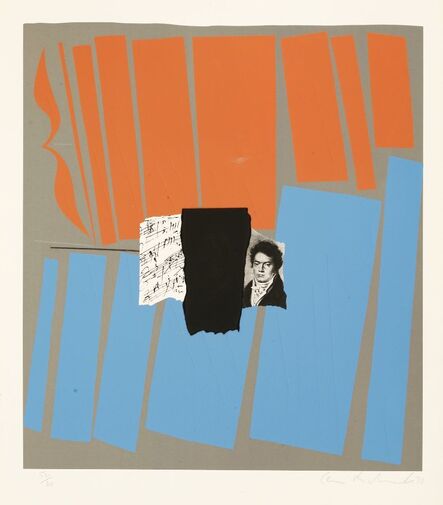 Ceri Richards, ‘Major-Minor Orange-Blue’, 1970