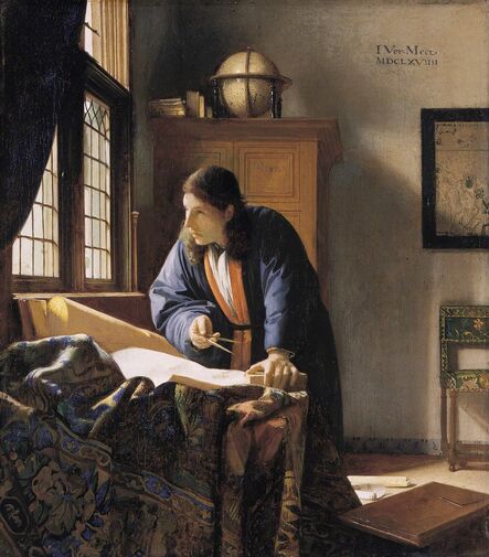 Johannes Vermeer, ‘The Geographer’, 1669