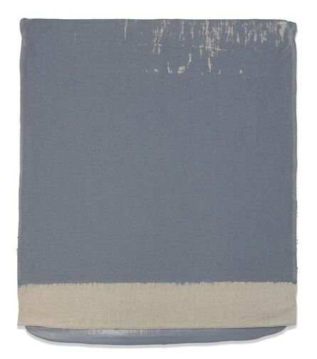 Analía Saban, ‘Pressed Paint (Middle Gray)’, 2017