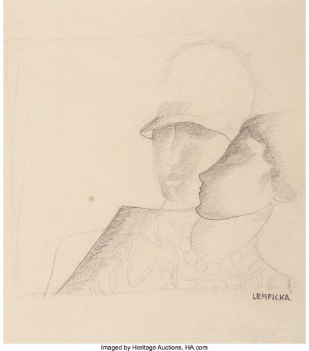 Tamara de Lempicka, ‘Untitled (Two Figures)’, circa 1924