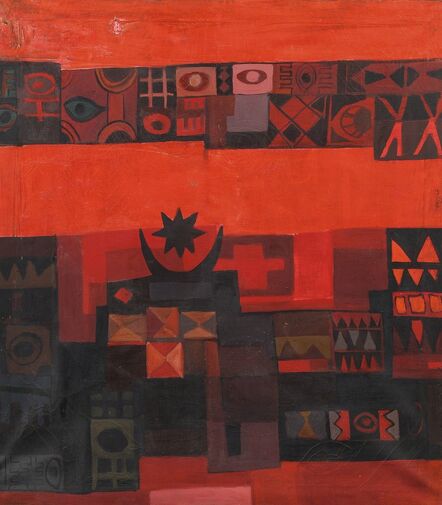 Dia Azzawi, ‘Ancient Symbols’, 1964