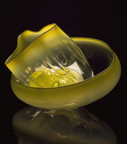 Dale Chihuly, ‘Misty Jade Basket Set with Lead Lip Wraps ’, 2010