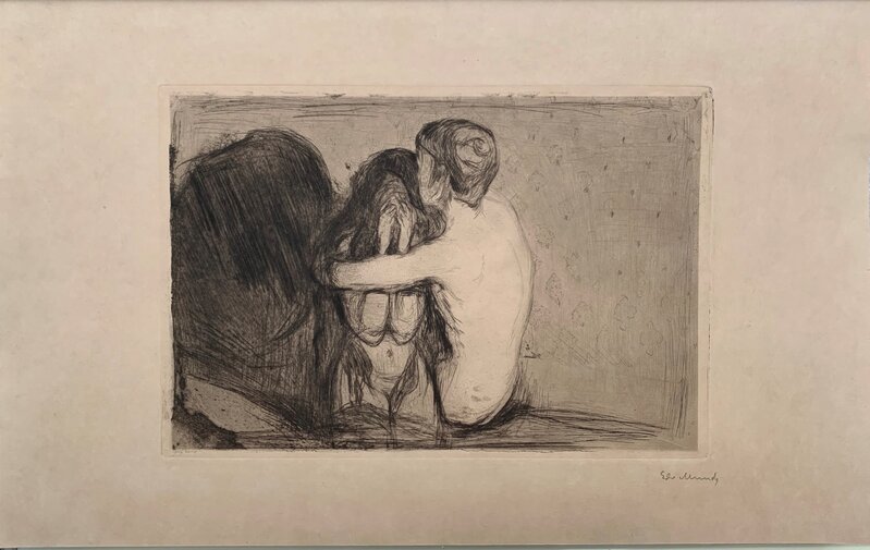Edvard Munch, ‘Trøst (Consolation) ’, 1894, Print, Drypoint, John Szoke