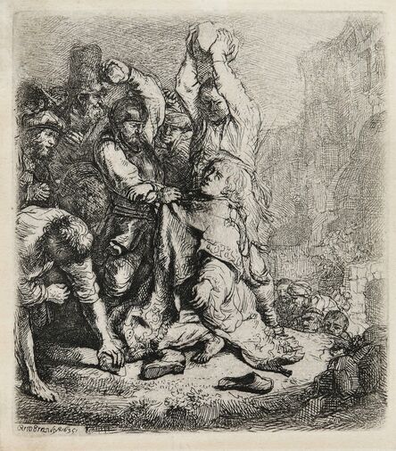 Rembrandt van Rijn, ‘The Stoning of St. Stephen’, 1635