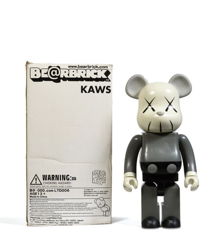 KAWS, ‘Bearbrick 1000% (Grey)’, 2002
