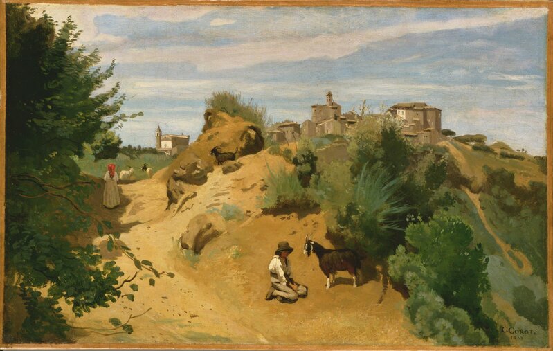 Jean-Baptiste-Camille Corot, ‘Genzano’, 1843, Painting, Oil on canvas, Phillips Collection