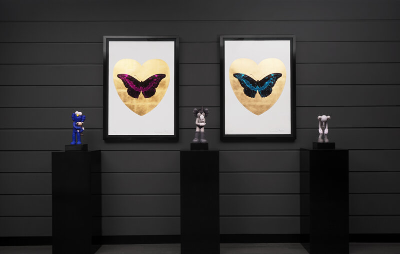 Damien Hirst, ‘I Love You Butterfly, Turquoise/Gold’, 2015, Print, Silkscreen, Foil Block, Gold leaf, Arton Contemporary