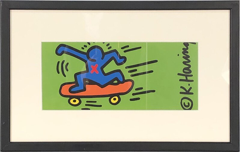 Keith Haring, ‘Skateboarder’, 1998, Print, Offset Lithograph, ArtWise