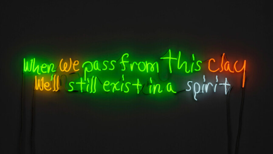 When we pass from this clay we'll still exist in a spirit