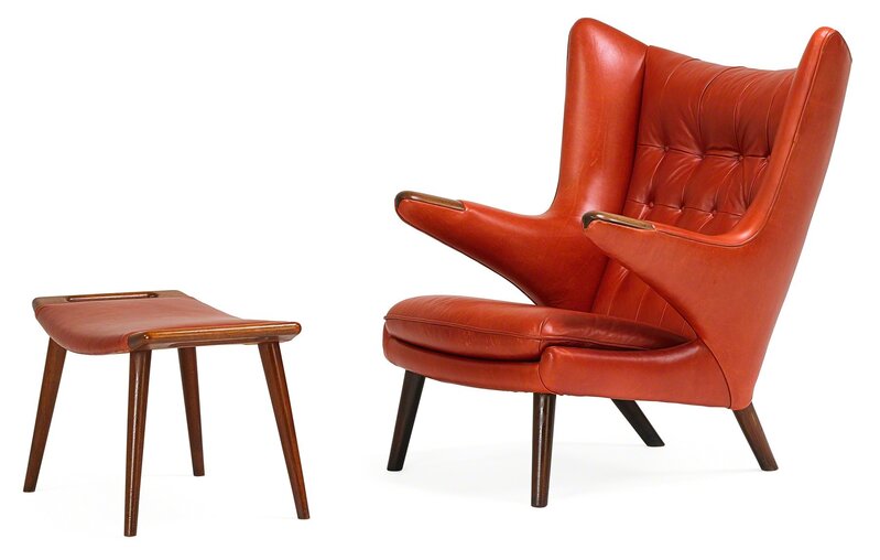 Hans J. Wegner, ‘"Papa Bear" Chair ’, Design/Decorative Art, Leather, wood, Lost City Arts