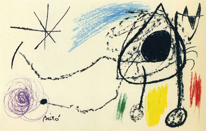 Joan Miró, ‘Sobreteixims i escultures’, 1972, Print, Lithograph, Galeria Joan Gaspar