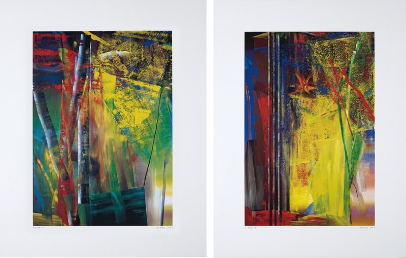 Gerhard Richter, ‘Victoria I; and II’, 2003, Print, Two offset lithographs in colours, on smooth wove paper, with full margins, Phillips