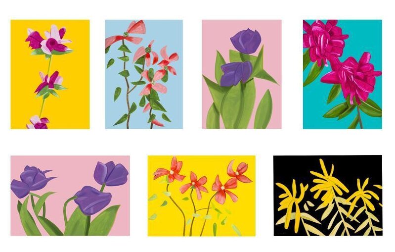 Alex Katz, ‘Flowers’, 2021, Books and Portfolios, Archival Pigment Inks on Innova 315 gsm paper, Corridor Contemporary