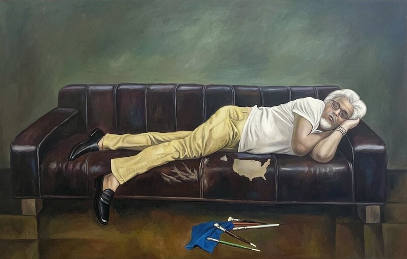 Qin Qi 秦琦, ‘Mr.Zhao’, 2020, Painting, Oil on canvas, Tang Contemporary Art