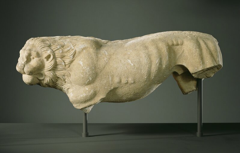 ‘Funerary Lion’, ca. 350 BCE, Marble, J. Paul Getty Museum