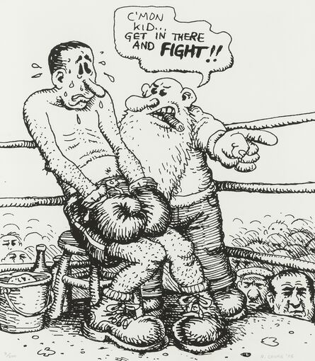 Robert Crumb, ‘C'mon Kid Get in There and Fight’, 2005