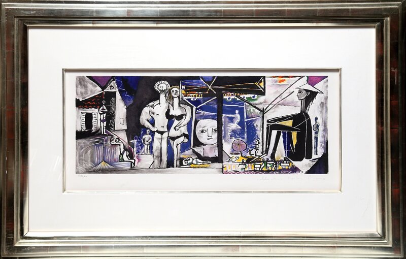 Pablo Picasso, ‘Jeux de Plage, 8-B’, 1979-1982, Print, Lithograph on Arches, RoGallery