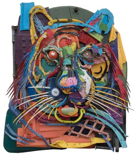 Bordalo II, ‘Plastic Tiger’, 2018