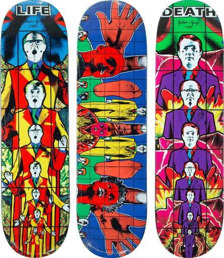 Supreme X Gilbert & George, ‘Life, Death, and Death After Life, set of three’, 2019