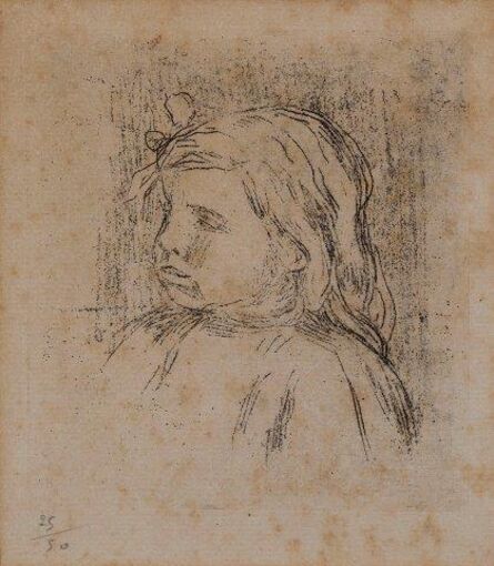 Pierre-Auguste Renoir, ‘Claude Renoir, de trois-quarts a gauche [Stella 19]’, 1908