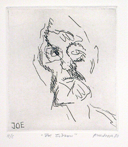 Frank Auerbach, ‘Joe Tilson’, 1980