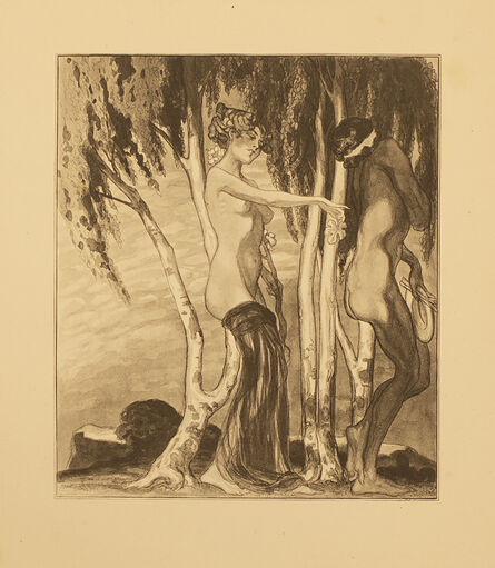 Franz von Bayros, ‘Minos und Persipeia (Minos and Persipeia)’, 1914