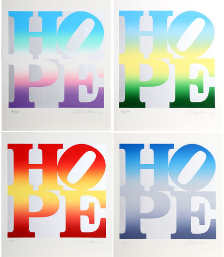 Robert Indiana, ‘Four Seasons of Hope - Silver’, 2012
