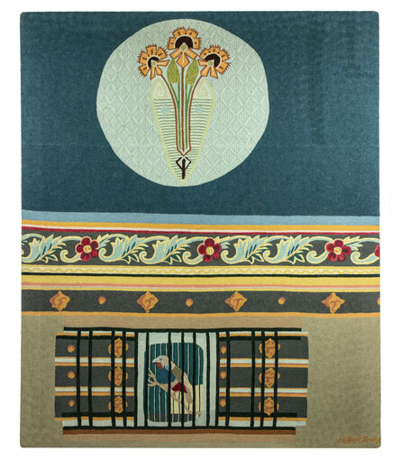 Max Ernst, ‘Bird Beyond the Bar - Tapestry ’, 1975-1976