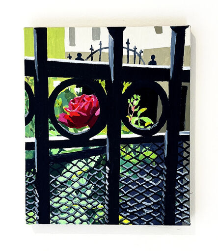 Lisa Rock, ‘Rose with Fence II’, 2022