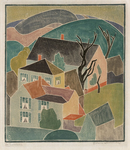 Blanche Lazzell, ‘The Town Home’, 1928
