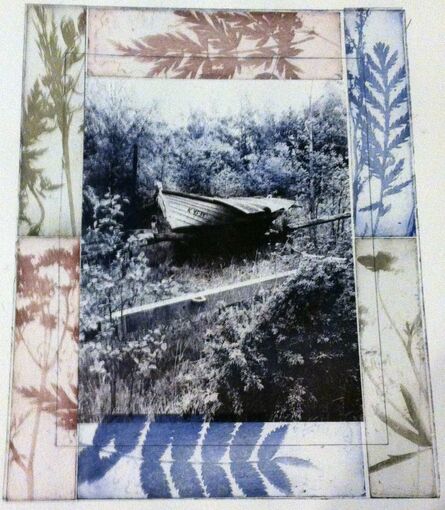 Gillian Pokalo, ‘Lapaluoto covered boat with Flora’, 2014