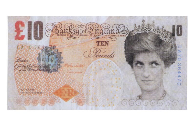 Banksy, ‘Di-Faced Tenner’, 2004, Print, Offset Lithograph, Chiswick Auctions