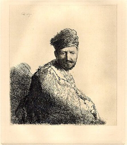 Rembrandt van Rijn, ‘Bearded Man in a Furred Oriental Cap and Robe’, 1878