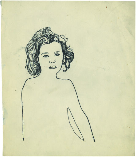 Andy Warhol, ‘Serious Girl’, 1954