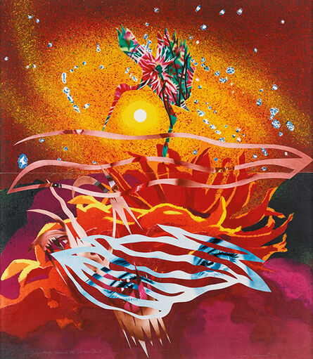 James Rosenquist, ‘The Bird of Paradise Approaches the Hot Water Planet’, 1989