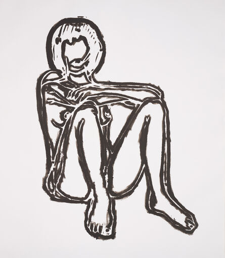 Tom Wesselmann, ‘Monica Sitting Elbows on Knees, from BAM III portfolio’, 1991