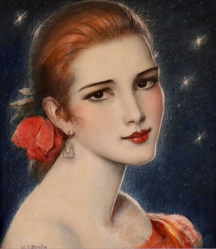 Wladyslaw T. Benda, ‘Portrait of a Woman’, 20th Century
