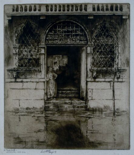 Ernest David Roth, ‘Watergate, Venice’, 1907