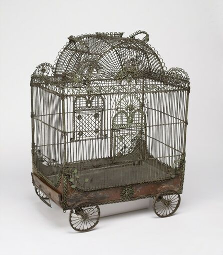 ‘Bird cage in the form of a circus wagon’, 18th century