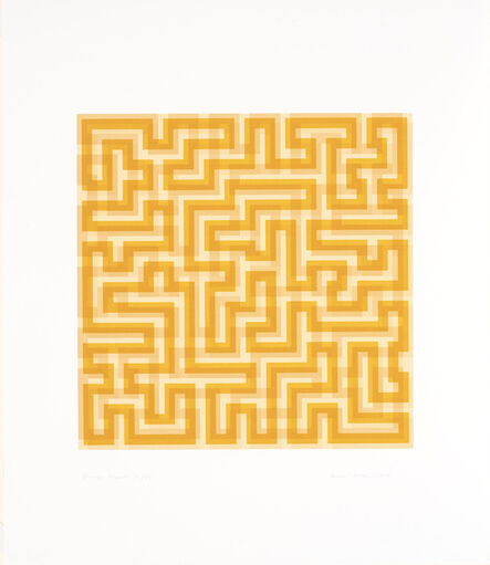 Anni Albers, ‘Orange Meander’, 1970