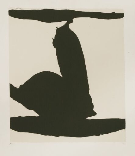 Robert Motherwell, ‘Untitled (Plate 1 From Africa Suite)’, 1970