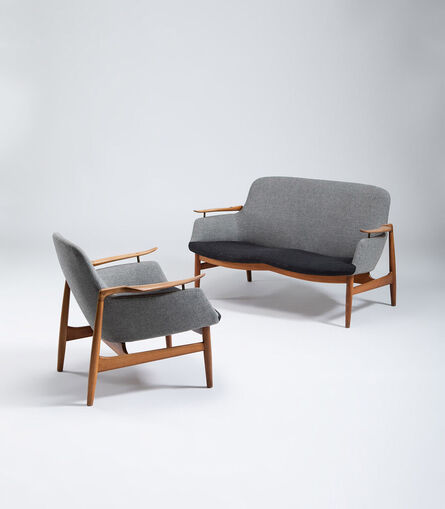 Finn Juhl, ‘NV53 sofa and easy chair’, 1953