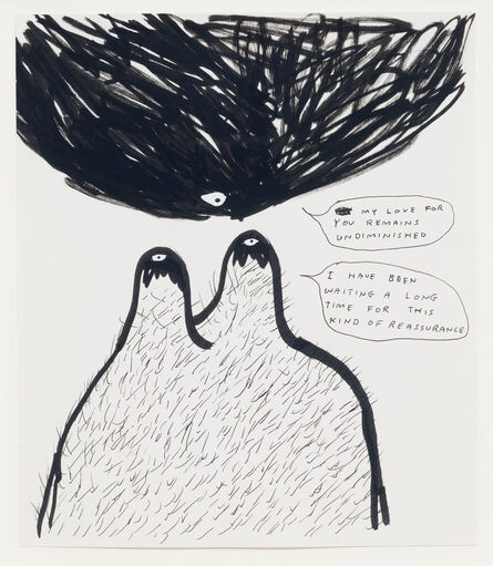 David Shrigley, ‘My love for you remains’, 1998