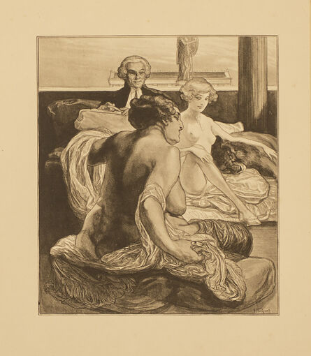 Franz von Bayros, ‘Phryne un Mutter (Phryne and mother)’, 1914