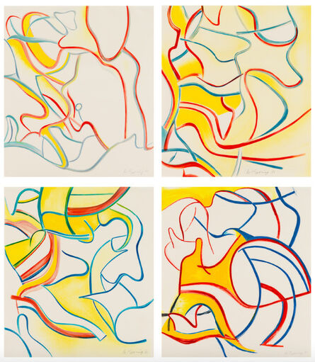 Willem de Kooning, ‘Quatre Lithographies’, 1986