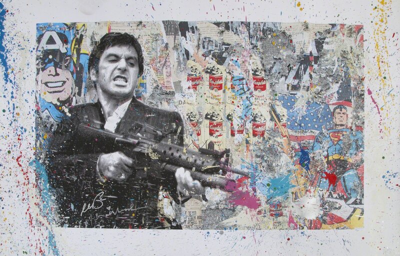 Mr. Brainwash, ‘Al Pacino’, 2017, Mixed Media, Giclée on canvas hand embellished with aerosol, Julien's Auctions